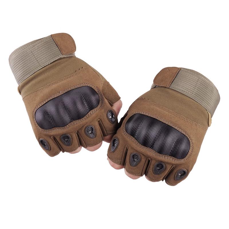 Half-Finger Tactical Hard Shell Gloves