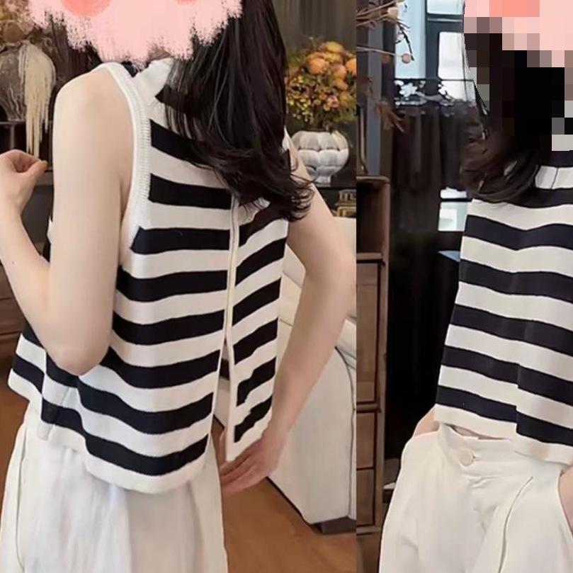 Dopamine Color Sleeveless Summer Top with Back Slit