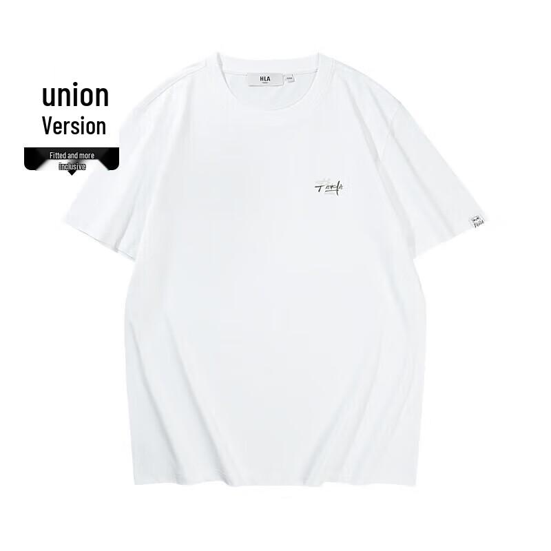 HLA Men's Summer Panda Graphic Short-Sleeve T-Shirt