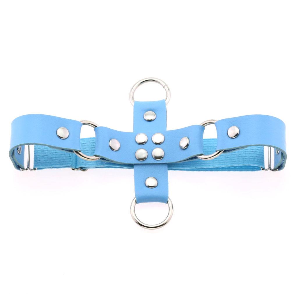 Fxcube New Goth Punk Leg Strap Garter Belt Pentagram Thigh Harness Women Girls Gothic Cosplay Accessories Harajuku Egirl Jewelry