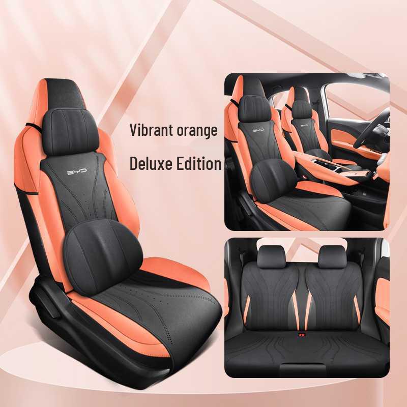 BYD Seagull Seat Cushions: Fits 25 Models, Year-Round Use, Smart Driving Version, Custom Suede, Perforated Covers.