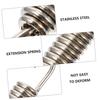 ABOOFAN 6pcs Spring Motorcycle Muffler Spring Motorcycle Swivel Spring Tension Spring Motorcycle Exhaust Spring Exhaust Spring Stainless Steel Silver
