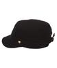 Washing Black Military Cap Marine Cap