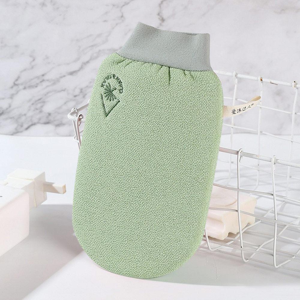 New Thick Exfoliating Bath Gloves Double Sided Frosted 3 Colors Body Scrub Gloves SPA Shower Mitt