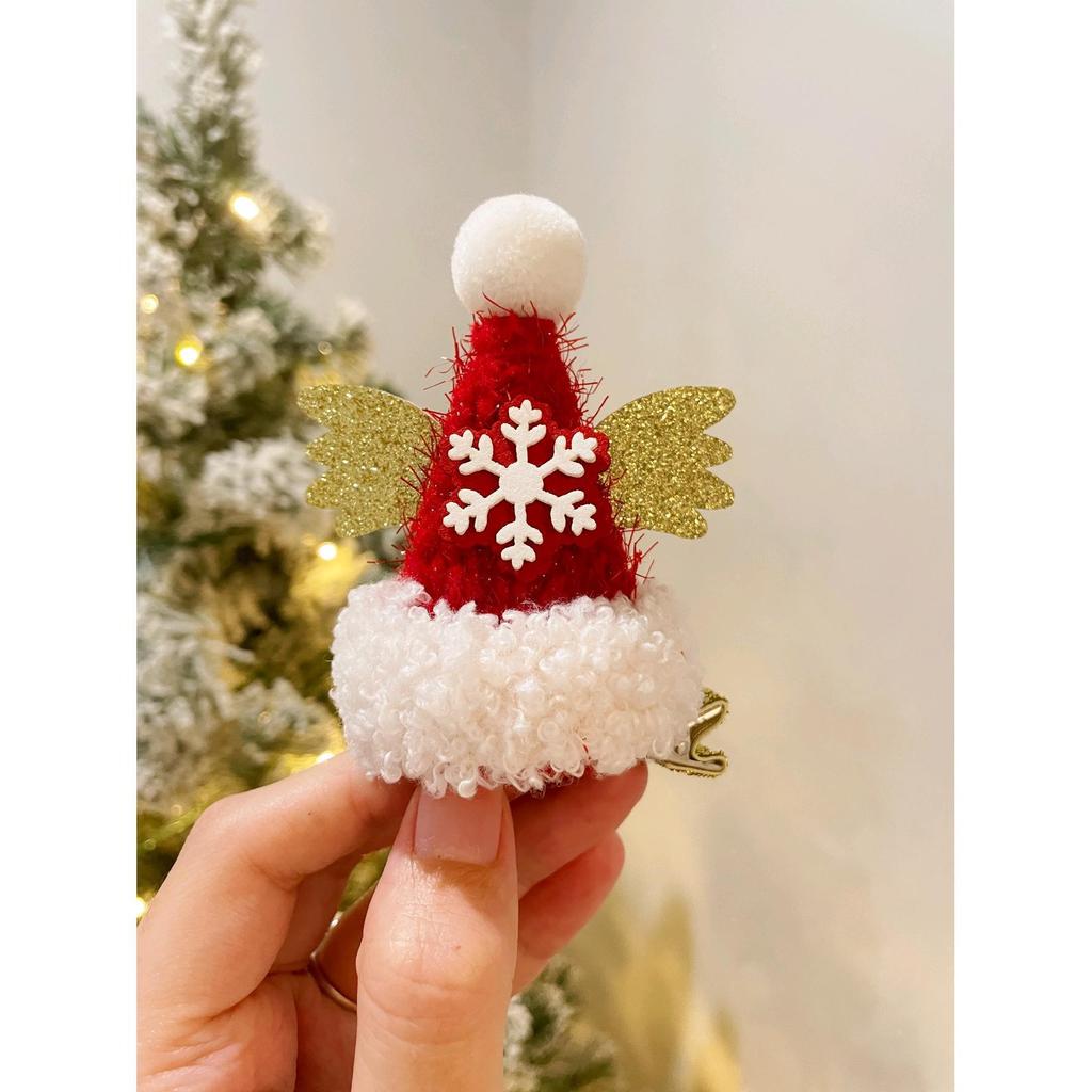 Adorable Christmas Deer Antler Hair Clip - Festive Holiday Gift for Women