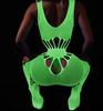 Glow In The Dark Mesh Bodystocking With A Hole Sexy Universal
