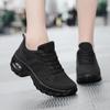 Women’s Sneakers Casual Black Running Sport Shoes White Air Cushion Orthopedic Shoes Plus Size Height Increase