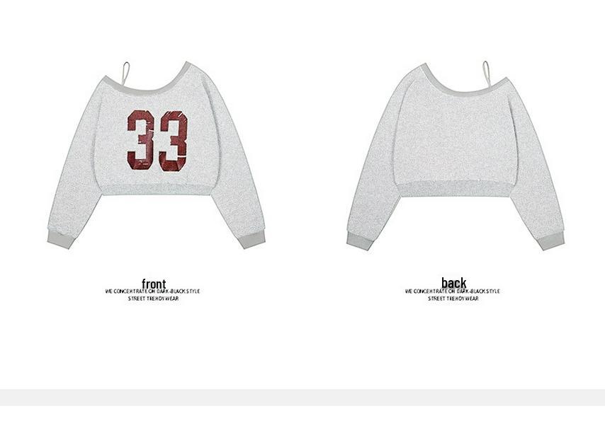 2026 New Women's Asymmetric Off-Shoulder Long Sleeve Hoodie