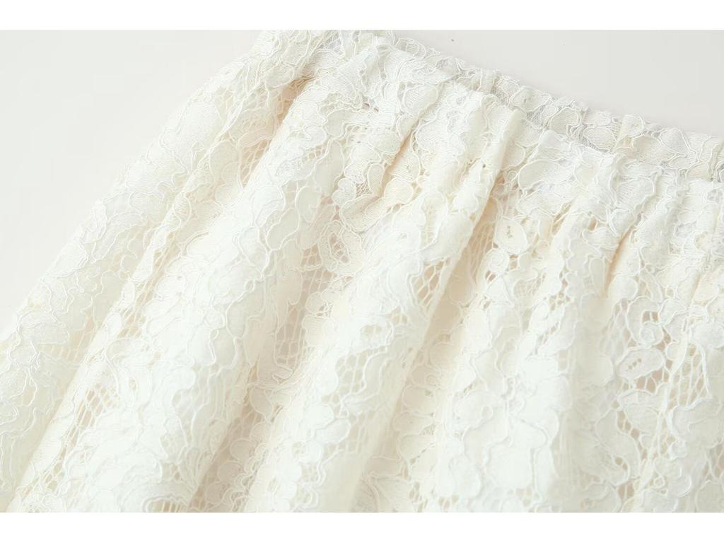 Women's Lace Elastic Waist Loose Long Pants - INS Hot Style 2026 Fashion