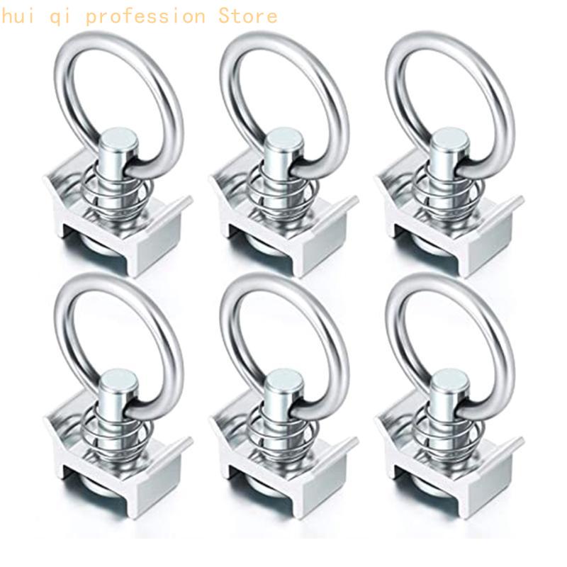 Stainless Steel Track Fitting L-Track Single Fitting with O-Ring for Create Tie-Down Anchors Points H8WE