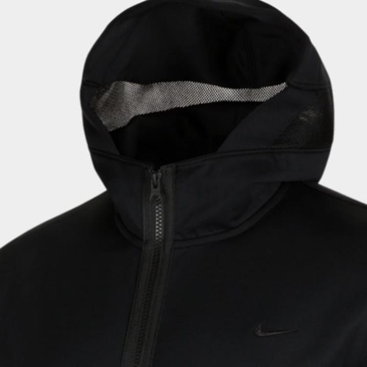 Nike Men's Therma Flex Showtime Full-Zip Basketball Hoodie Black CK6549-010