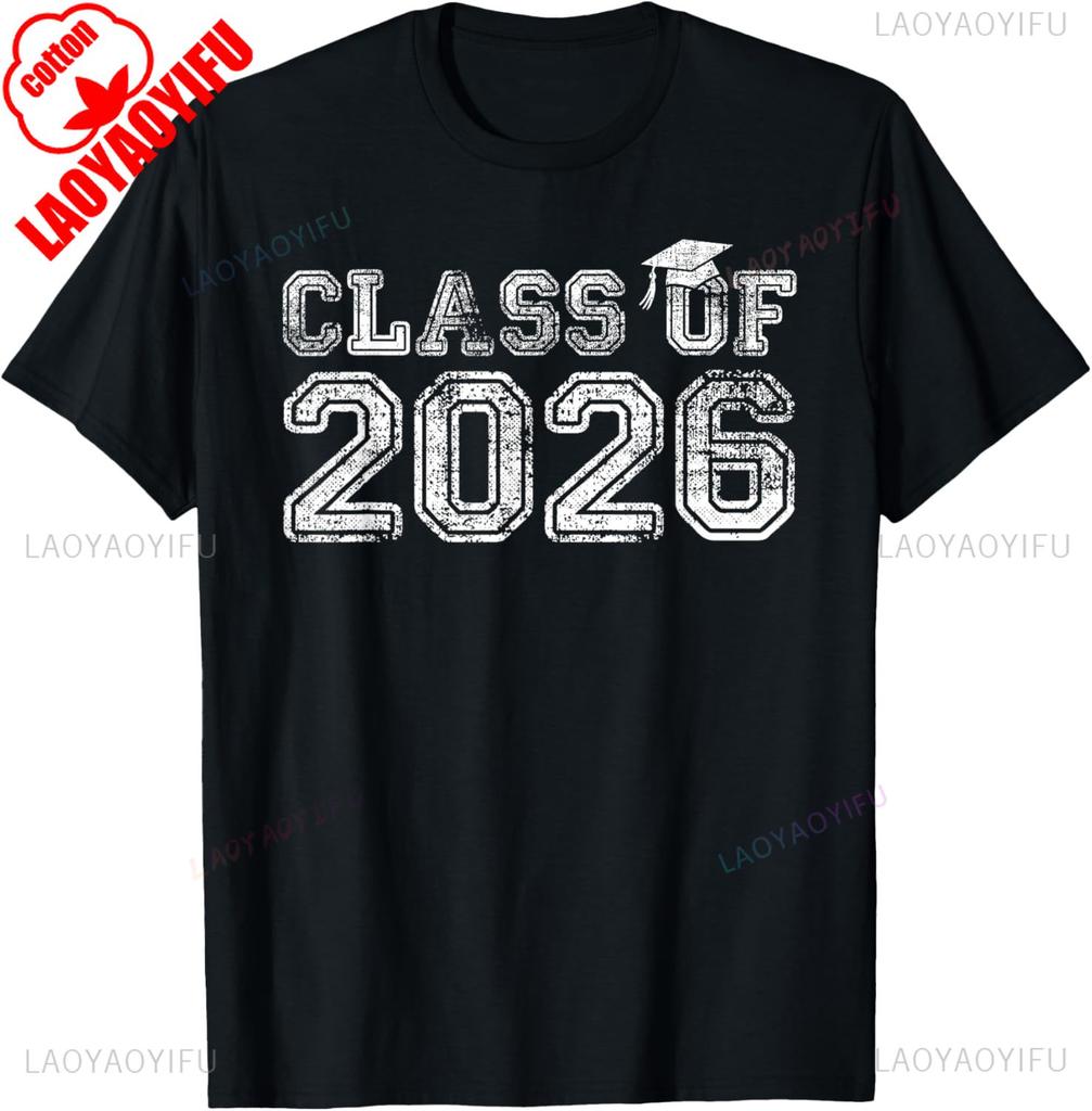 Senior 2026 Graduate Class of 2026 Graduation Men Women TShirt  Graphic T Shirts Harajuku Shirts Funny Regular Short Sleeve