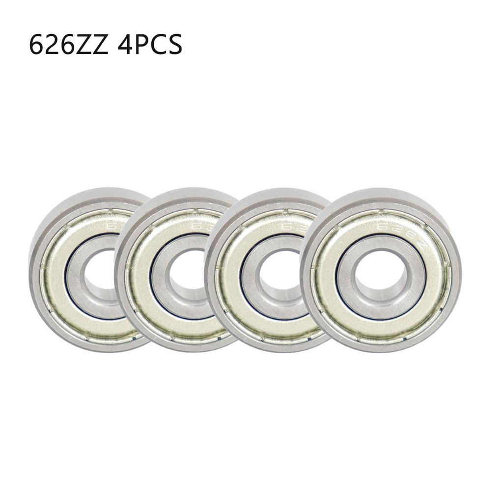 4 Pcs,626ZZ,698ZZ,608ZZ,628ZZ Double Metal Seal Bearings,High Speed Sealed Miniature Bearings