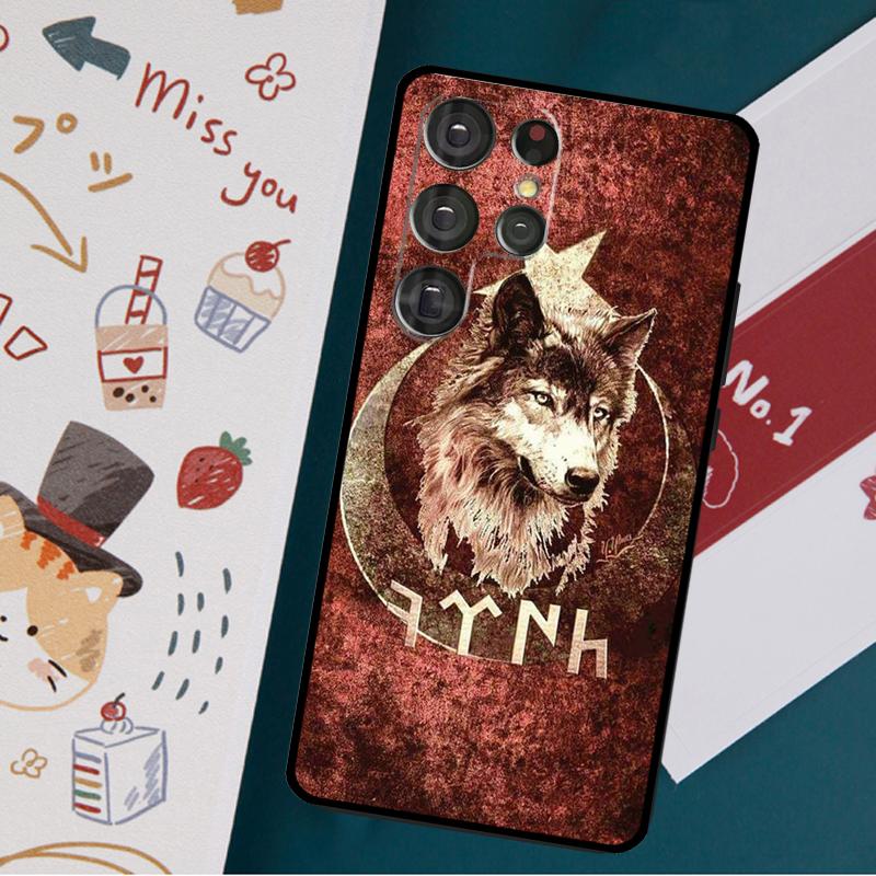 

Турецкий язык бозгурт серый волк Чехол для Samsung Galaxy S23 S22 S21 Ultra S20 FE Note 20 Ultra S8 S9 S10 Note 10 Plus Чехол Galaxy S10 5G