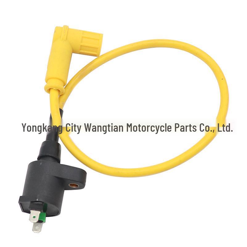 

Colorful Silicone High Voltage CDI Ignition Coil for 110-250CC Off-road Motorcycle, ATV, and Dune Buggy жовтий