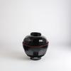 1Set Traditional Japanese Miso Soup Bowl High Grade Ceramic Bowl with Cover Warm Retaining Design for Household Kitchen Use