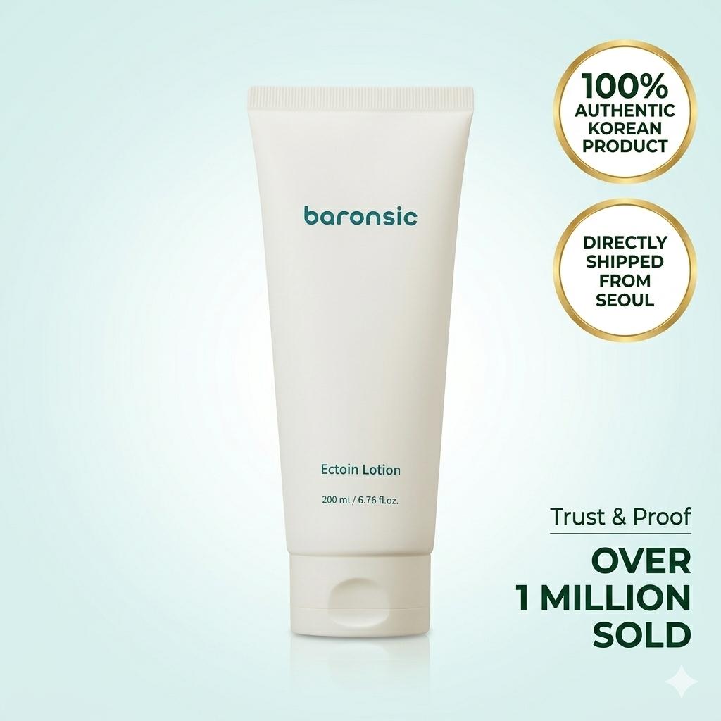 Ectoin Cream 200ml Deep Hydration Soothing Repair Moisturizer Sensitive Skin K-Beauty