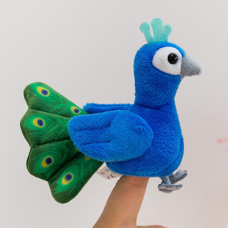 Forest Animal Finger Doll Panda Plush Toy Children Ocean Shark Doll