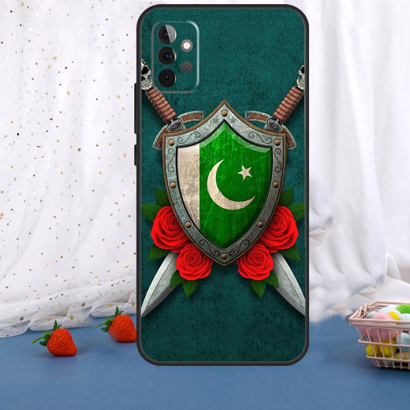 Pakistan Flag For Samsung Galaxy A36 A26 A16 A05 A06 A54 A34 A14 A22 A32 A52 A55 A35 A15 A53 A13 A56 Case