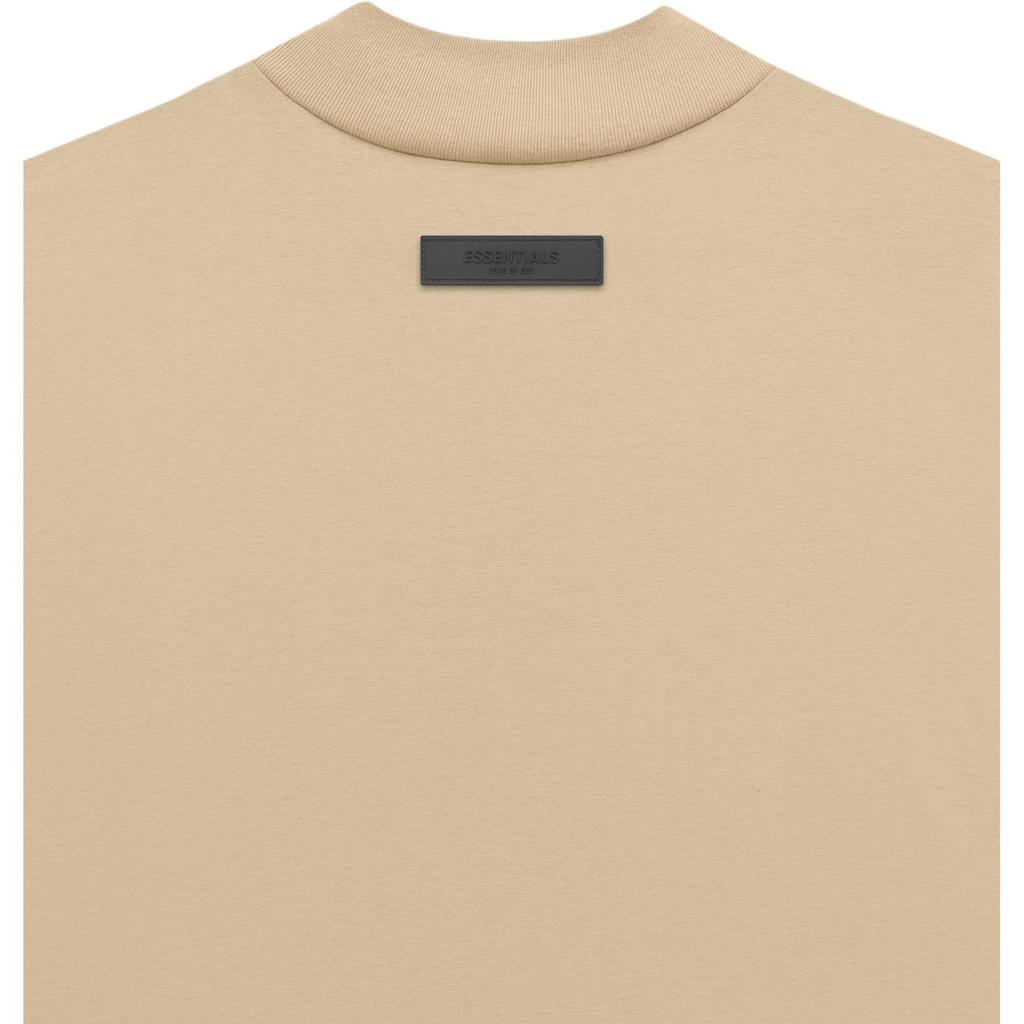 Fear of God Essential Short Sleeve T-Shirt Women Tops Sand FOG-SS23-224