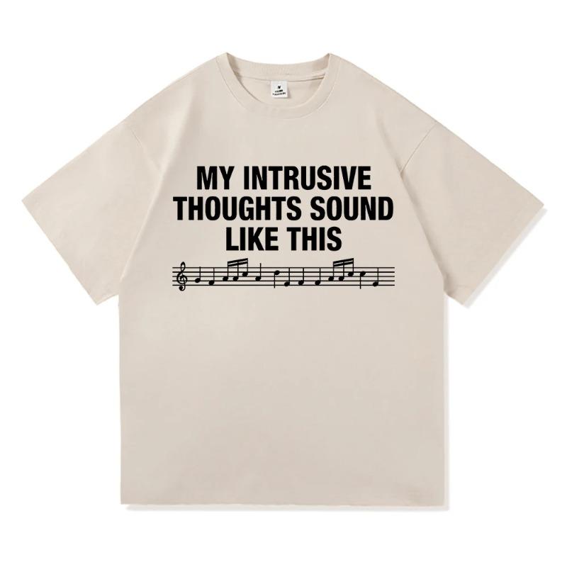 My Intrusive Thoughts Sound Like This T Shirt Fashion Men/Women ROSALÍA Lux Berghain T-Shirt Letter Print Cotton Tees