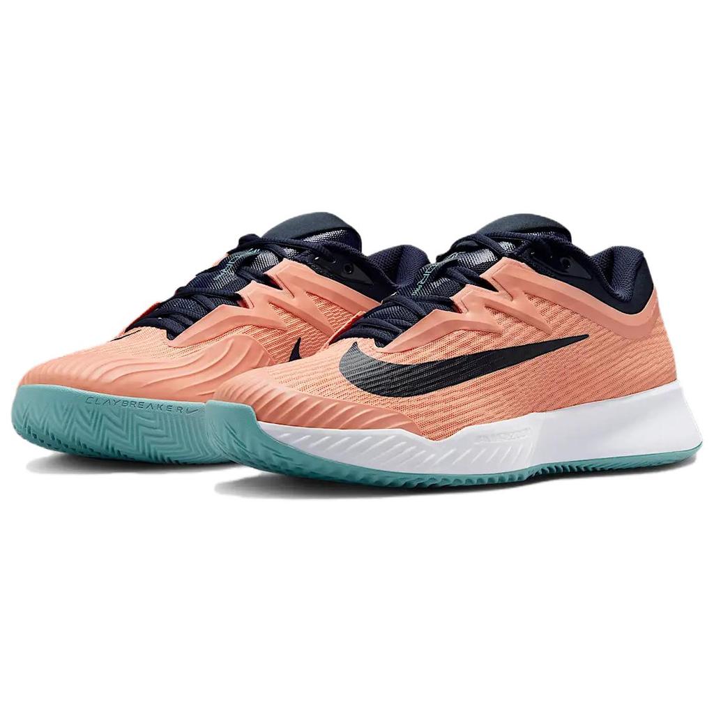 NikeCourt Air Zoom Vapor Pro 3 Clay Apricot Agate Obsidian Men Sneakers Orange White Denim-Turquoise HQ6034-800
