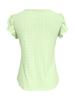 Spring New Women's Fashion Casual Solid Color Ruffles Sleeve V-Neck T-Shirt
