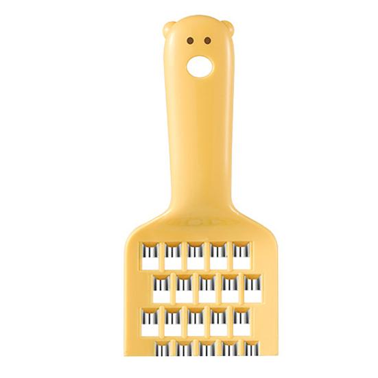 Vegetable Grater with Wide Handle Multi-Purpose Sharp Stainless Steel Blade Shredder жёлтый