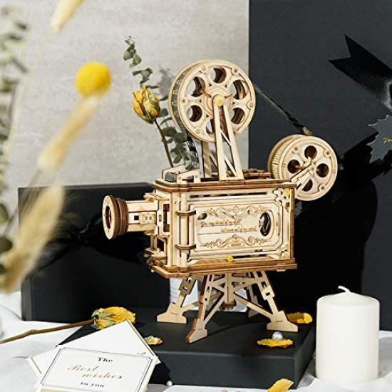 3D Wooden Puzzle LK601 with Japanese Instructions Projector Tsukurundesu®