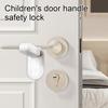 Child Safety Door Handle Lock No Drilling Required Adjustable Security Lock for Cabinets Drawers and Doors Easy Installation and Durable Material