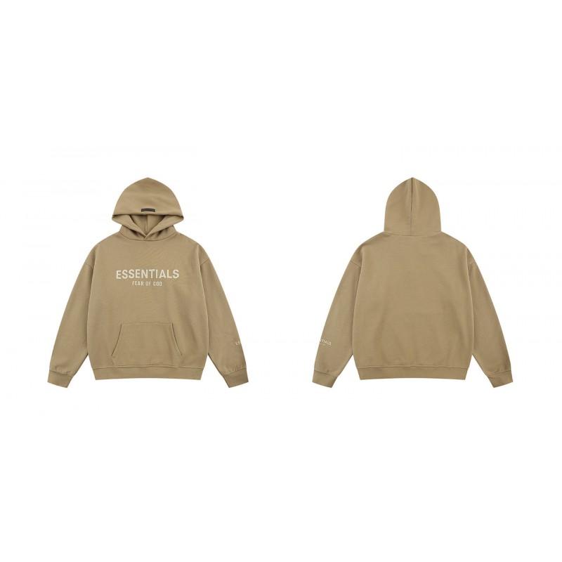 Sudadera con capucha Essentials para Hombre y Mujer, Oversize de Algodón con Forro Polar, Pulóver con Estampado de Letras, Ropa Deportiva Casual de Invierno