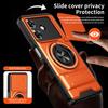 KEYSION Magnetic Phone Case for Realme Note 60 60X Slide Camera Protection Upright Kickstand 360° Ring Shockproof Back Cover