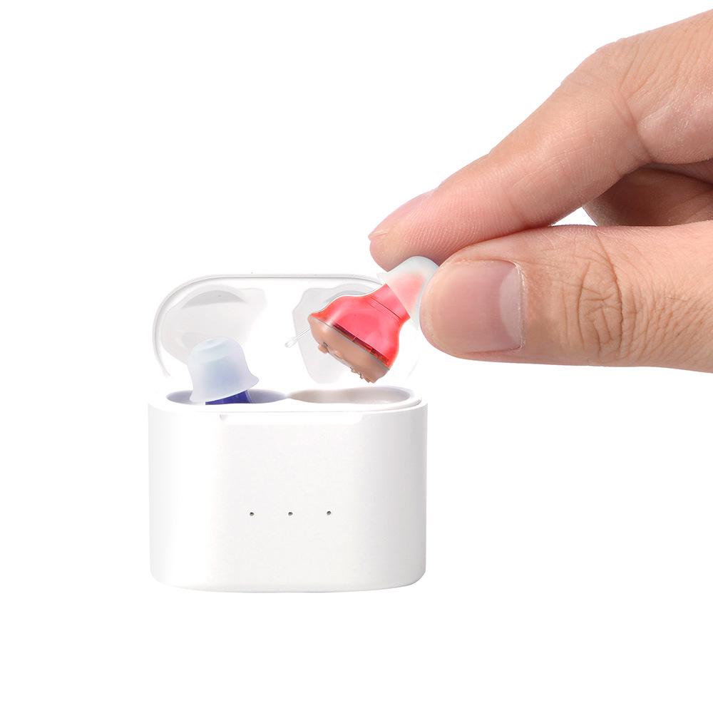 Z-19 USB Wiederaufladbares Unsichtbares Hörgerät Schallverstärker für Alle Altersgruppen