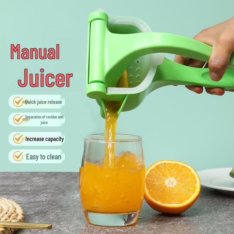 Compact Manual Juicer: New Style Pulp Separator - Perfect for Pressing Fruits like Lemons.