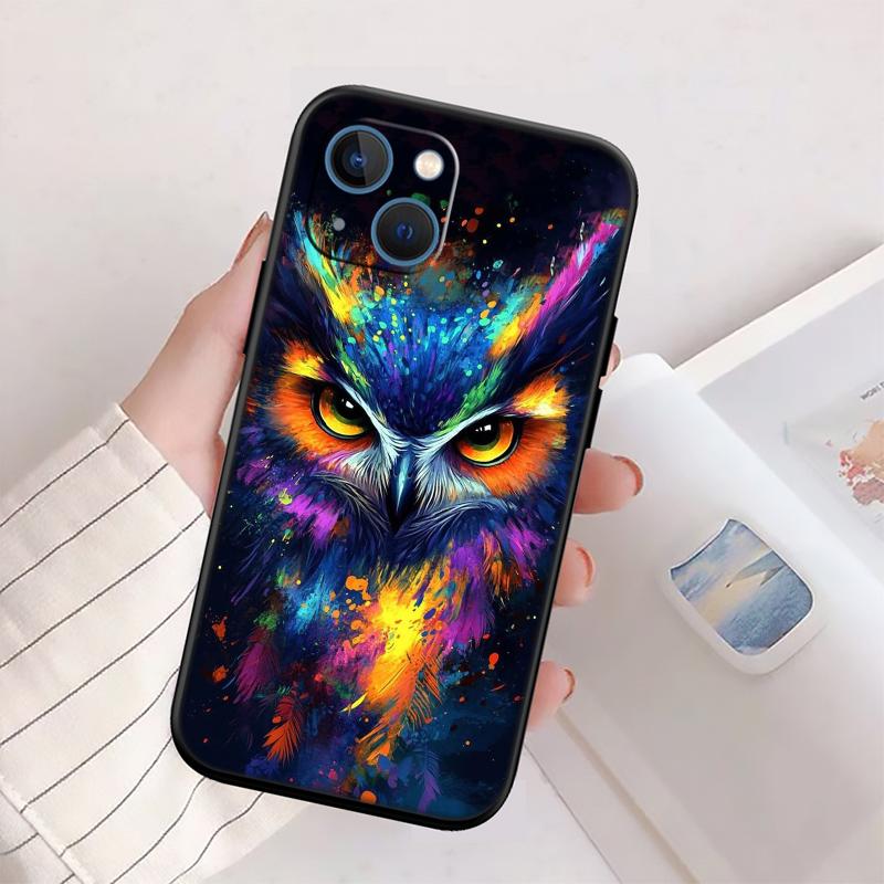 Cartoon Art Owl New High-End Shell Phone Case for Xiaomi Poco C40 C50 C51 C55 C65 C71 C75 F2 F3 F5 F6 F7 M2 M3 Pro Ultra