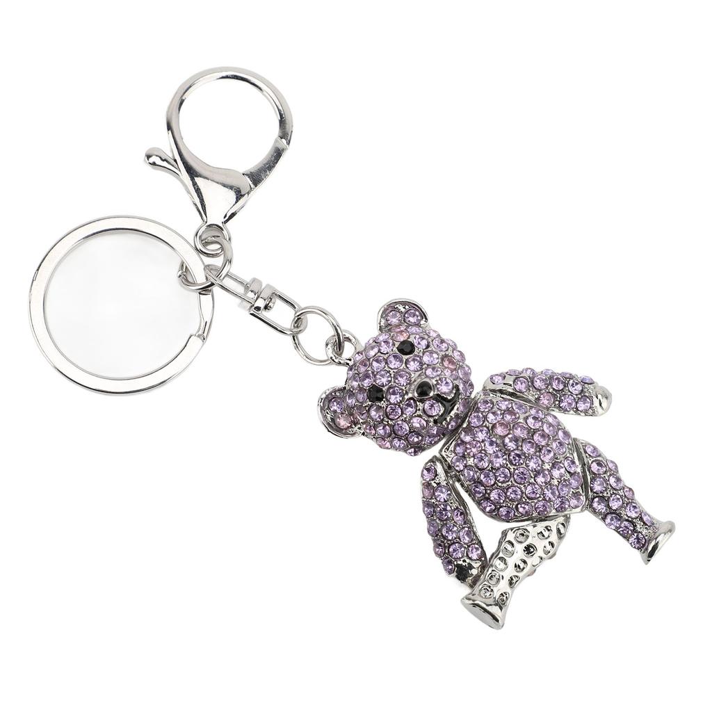 Keychain Artificial   Pendant Keychain Rhinestone Car Key Keychain For Bags Wallets Backpacks