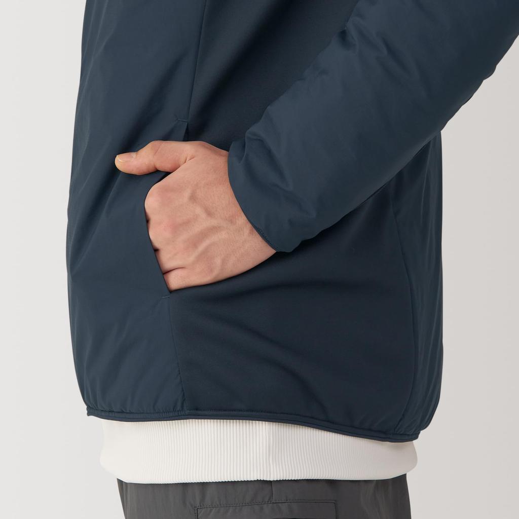 MUJI Washable Padded Active Size BI025A4A Men's Jacket, Black, XS,