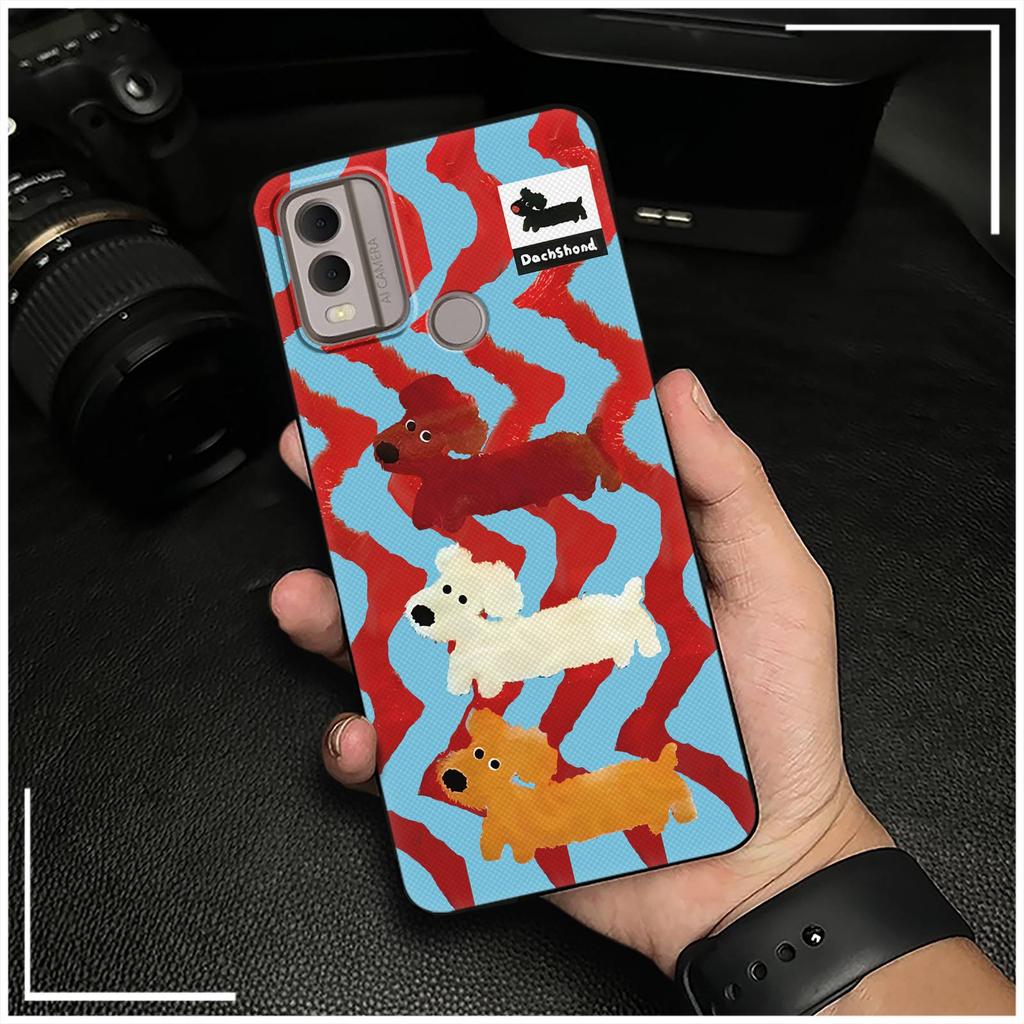 Silicone Animals Phone Case For Nokia C22 Waterproof Protective Anti-dust Cartoon Graffiti Durable Fashion Design Cute