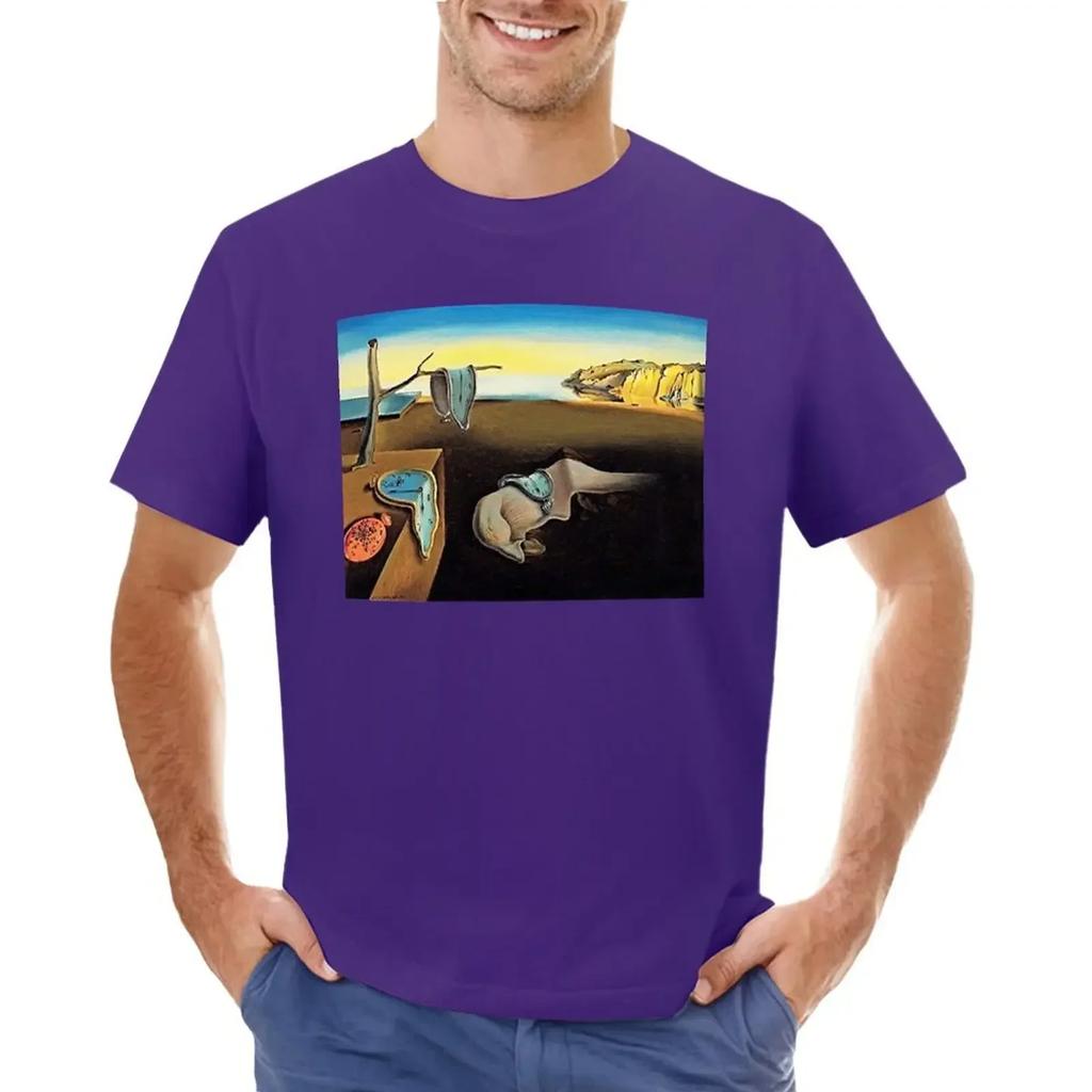 DALI, Salvador Dali, The Persistence of Memory, 1931. T-shirt Shirts Graphic Tees Plus Sizes Vintage Clothes Men T Shirts