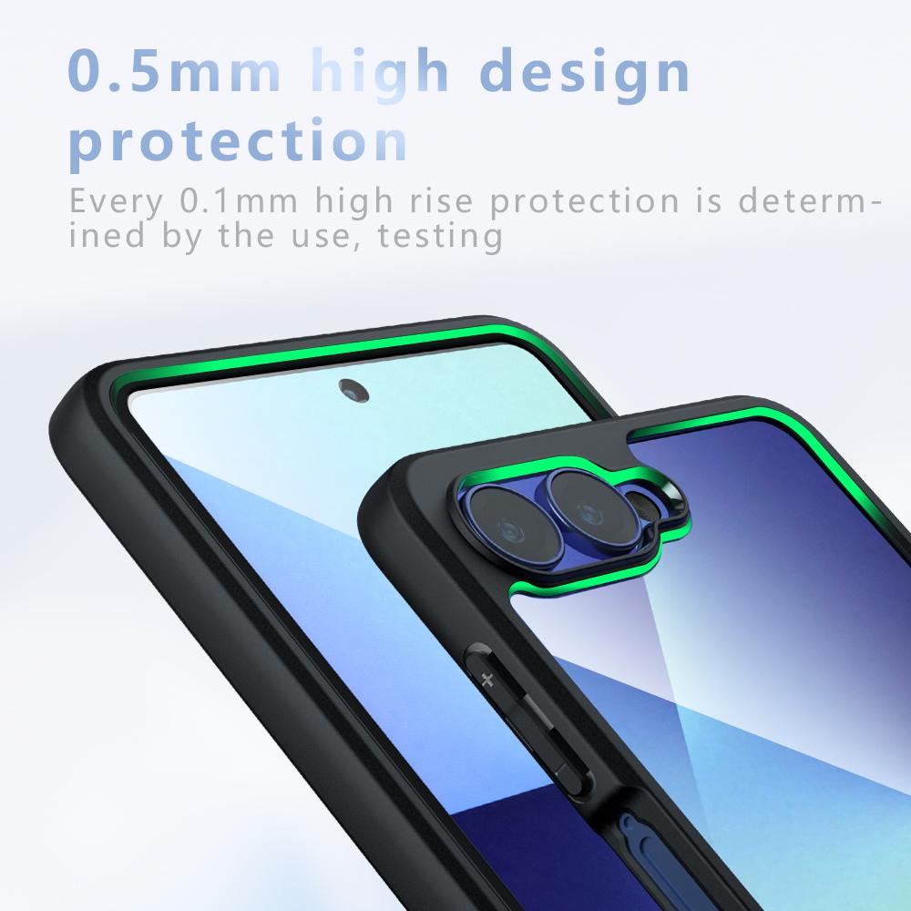 For Samsung Galaxy Z Flip7 5G Case Compatible with MagSafe TPU+PC Matte Skin Touch Phone Cover