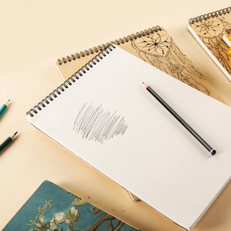 Chenguang A4 Double Wire-O Sketchbook for Students - Ideal for Plein Air Painting, Drawing, and Colored Pencils