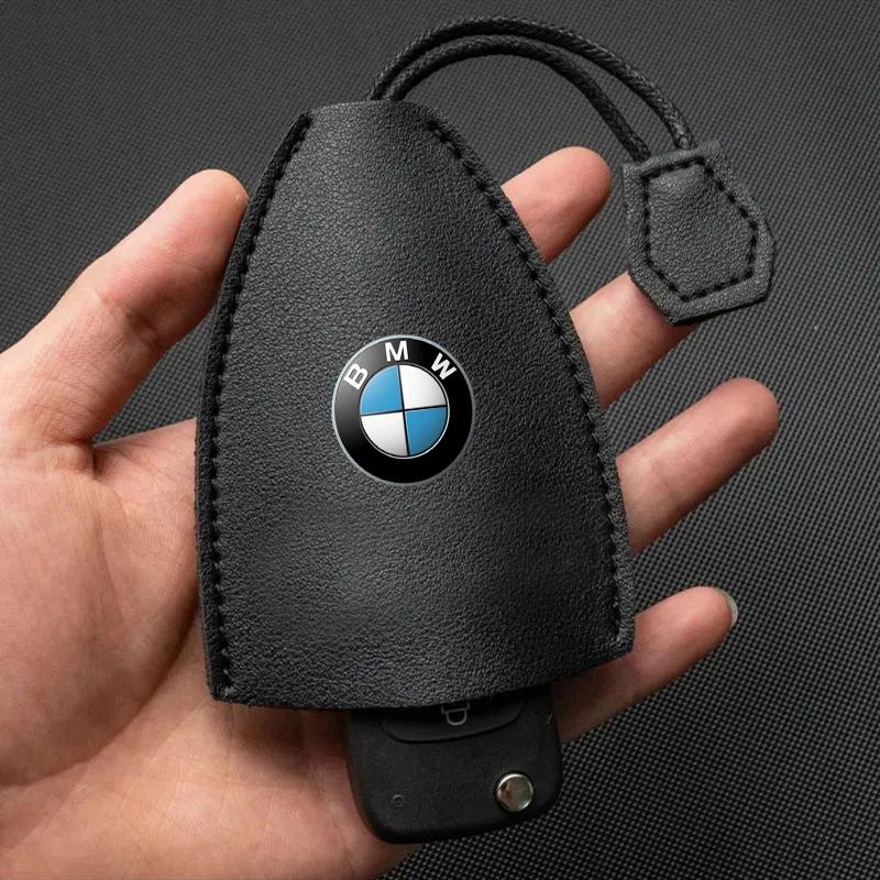 1Pcs Car Key Protection Shell Bag Car Key Case Cover Car Keychain For BMW M E34 E36 E60 E90 E46 E39 E70 F10 F20 F30 X5 X6 X1 M3