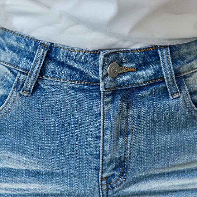 MAXZA Vintage Wash Stretch Bootcut Denim Pants Ze05ql001na