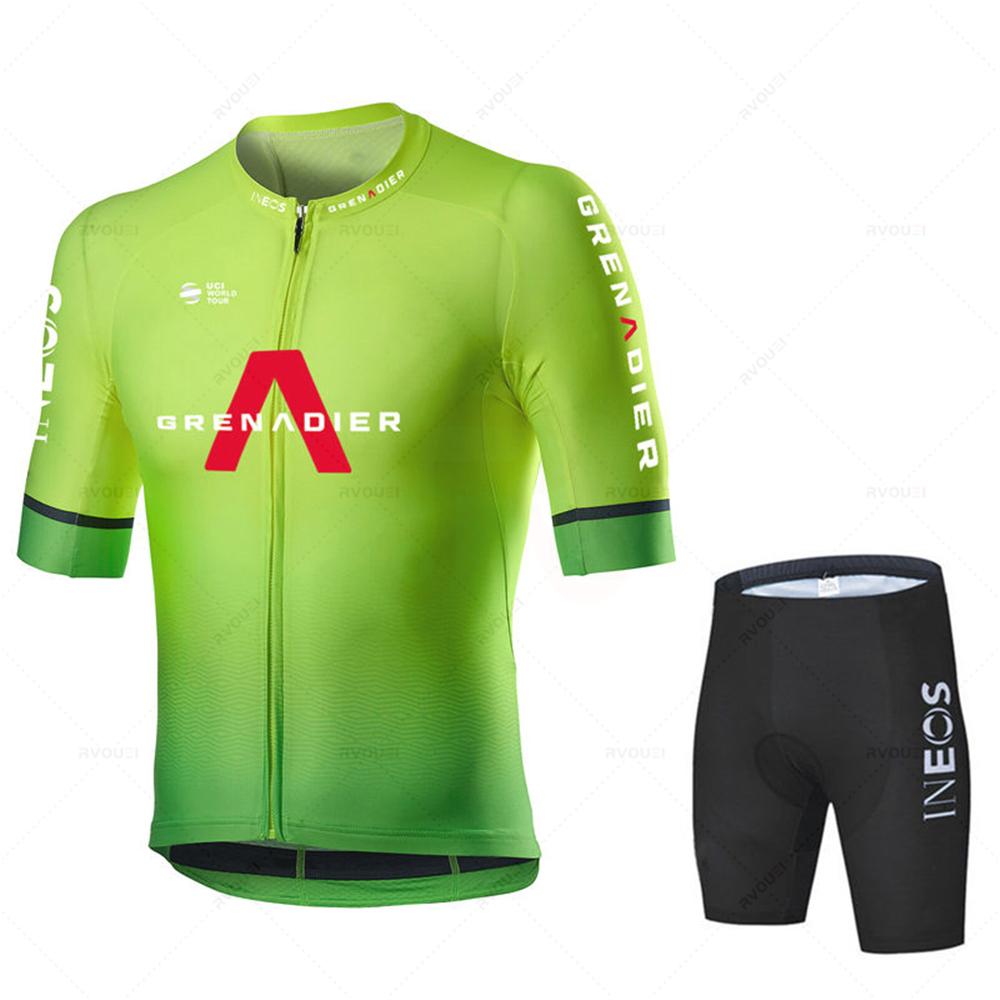 Ineos Grenadier Radtrikot-Set für Herren, atmungsaktiv, schnelltrocknend, 2026