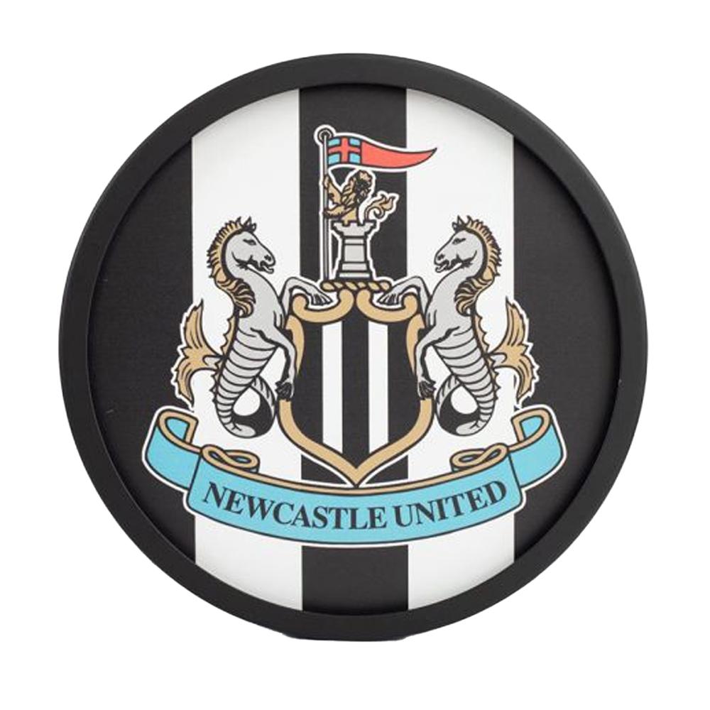Newcastle United FC Metal LED Sign