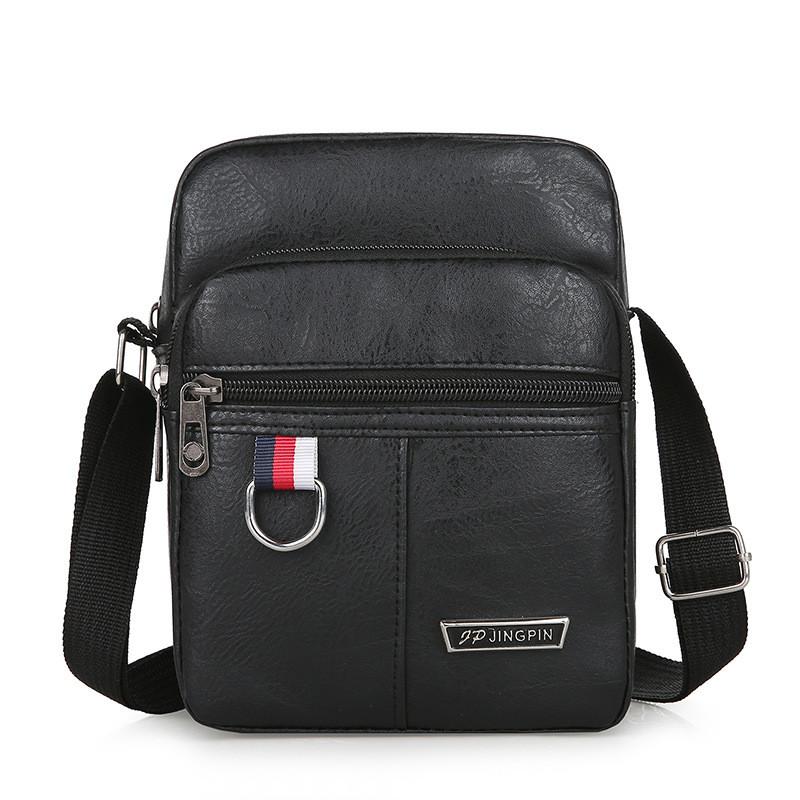 Herren Messenger Bag Crossbody Umhängetaschen PU Leder Herren Reise Sling Tasche Große Kapazität Business Messenger Tasche für Männer