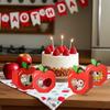 10/20Pcs Apple Window Candy Boxes Heart Winow Gift Box Mini Red Snack Sweet Paper Holder for School Birthday Wedding Party Favor
