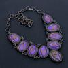 Purple Turquoise Necklace, 999 Copper Wire Wrapped Gemstone Jewelry, Handmade Necklace Amazing Jewelry, Gift For Her