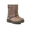 Ankle Boots Tommy Jeans Tjw Urban Biker Boot Suede EN0EN02729 Gray