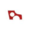 Red Carbon Fiber Car Headlight Switch Panel Sticker For Porsche Panamera 10-16